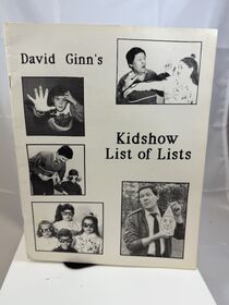 Kidshow List of List by David Ginn