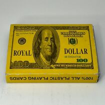 Vintage Royal “$100 Bill” Two-Deck Set