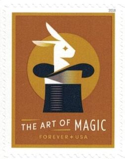 The Art of Magic Forever Postage Stamps.Rabbit.jpeg