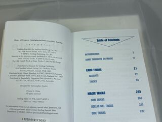 The Ultimate Book of Card & Magic Tricks by Bob Longe.Contents.jpeg